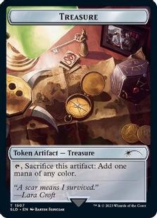 【Foil】(1507)《宝物トークン/Treasure token》[SLD] 茶