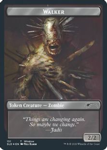 【Foil】(151/152)《Walkerトークン》[SLD] 黒