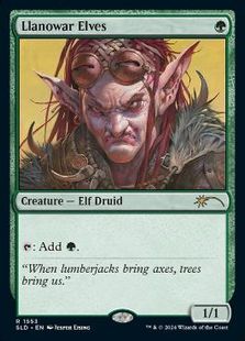 1553)《ラノワールのエルフ/Llanowar Elves》[SLD] 緑 | 日本最大級 