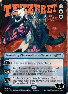 Foil】(1619)《求道者テゼレット/Tezzeret the Seeker》[SLD] 青 