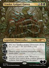 (1702)■ボーダーレス■《ゴルガリの女王、ヴラスカ/Vraska, Golgari Queen》[SLD] 金