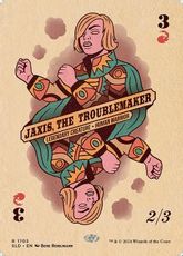 【Foil】(1703)《トラブルメーカー、ジャクシス/Jaxis, the Troublemaker》[SLD] 赤