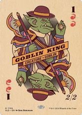 【Foil】(1705)《ゴブリンの王/Goblin King》[SLD] 赤