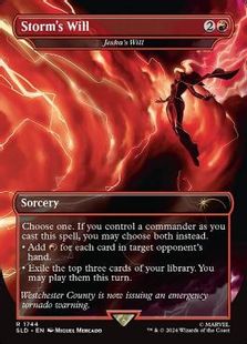 Foil】(1744)□ボーダーレス□《Storm