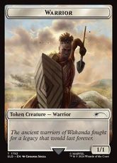 【Foil】(1752)■ボーダーレス■《戦士トークン/Warrior token》[SLD] 白