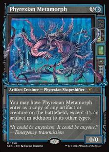 1758)□ボーダーレス□《ファイレクシアの変形者/Phyrexian Metamorph 