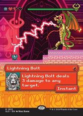 【Foil】(1822)■ボーダーレス■《稲妻/Lightning Bolt》[SLD] 赤