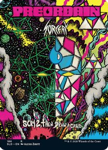 (186)■ボーダーレス■《定業/Preordain》[SLD] 青R