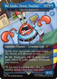 (1927)■ボーダーレス■《Mr. Krabs, Penny Pincher》/《怒り狂う島嶼、キャリクス/Charix, the Raging Isle》[SLD] 青
