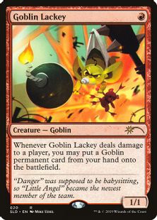 020)《ゴブリンの従僕/Goblin Lackey》[SLD] 赤R | 日本最大級 MTG通販 