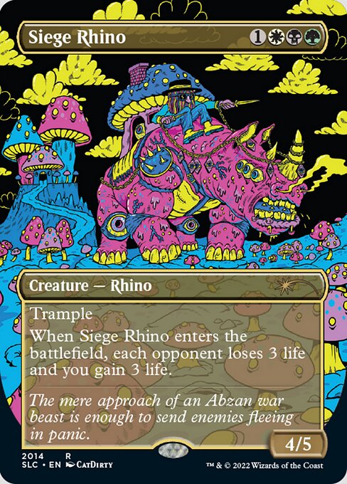 (2014)■ボーダーレス■《包囲サイ/Siege Rhino》[SLC] 金R
