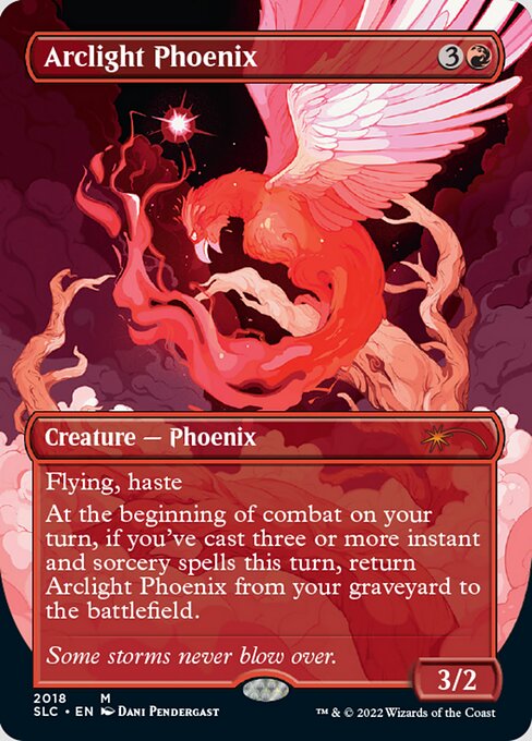 Foil】(427)□ボーダーレス□《弧光のフェニックス/Arclight Phoenix