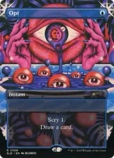 Foil】(2068)□ボーダーレス□《選択/Opt》[SLD] 青R | 日本最大級 MTG