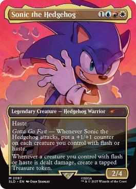 2087)□ボーダーレス□《Sonic the Hedgehog》[SLD] 金 | 日本