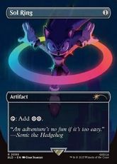 【Foil】(2093)■ボーダーレス■《太陽の指輪/Sol Ring》[SLD] 茶