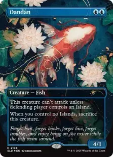 Foil】(2138)□ボーダーレス□《ダンダーン/Dandân》[SLD] 青 | 日本