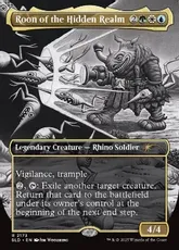 【Foil】(2173)■ボーダーレス■《隠された領域のローン/Roon of the Hidden Realm》[SLD] 金