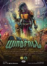 【Foil】(2182)■ボーダーレス■《意外な授かり物/Windfall》[SLD] 青