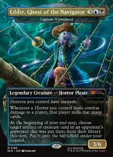 ンガスロッド船長　拡張　foil 2183)□ボーダーレス□《Eddie, Ghost of the Navigator