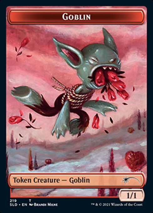 (219)《ゴブリントークン/Goblin Token》[Secret Lair] 赤