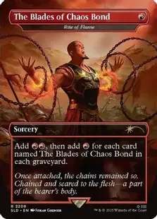 2209)□ボーダーレス□《The Blades of Chaos Bond》//《炎の儀式/Rite