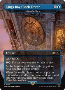 2217)□ボーダーレス□《Kings Bay Clock Tower》//《真夜中の時計