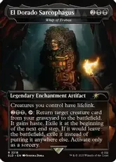 【Foil】(2218)■ボーダーレス■《El Dorado Sarcophagus》//《エレボスの鞭/Whip of Erebos》[SLD] 黒
