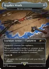 【Foil】(2224)■ボーダーレス■《Regalla's Wrath》//《タリアンの魂断ち/Tarrian's Soulcleaver》[SLD] 茶