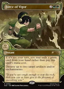 MTG 活性の力 4枚セット Foil】(2304)□ショーケース□《活性の力/Force of Vigor》[SLD] 緑