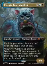 【Foil】(2324)■ボーダーレス■《恐怖の顕現、ウンブリス/Umbris, Fear Manifest》[SLD] 金
