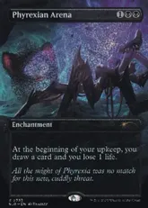 【コンフェッティ・Foil】(2333)■ボーダーレス■《ファイレクシアの闘技場/Phyrexian Arena》[SLD] 黒