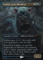 【コンフェッティ・Foil】(2339)■ボーダーレス■《恐怖の顕現、ウンブリス/Umbris, Fear Manifest》[SLD] 金