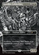 【Foil】(2354)■スケッチ■《ロクソドンの門番/Loxodon Gatekeeper》[SLD] 白R