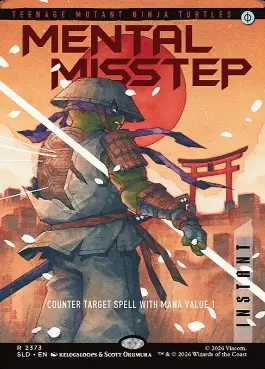 Foil】《精神的つまづき/Mental Misstep》[NPH] 青U | 日本最大級 MTG