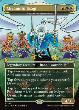 刈り手、ベイレン 英語版 レイズド foil PSA10 mtg BLB cd895c3b-5586-4b60-8990-