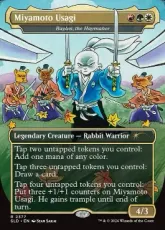 【Foil】(2377)■ボーダーレス■《Miyamoto Usagi》//《刈り手、ベイレン/Baylen, the Haymaker》[SLD] 金R