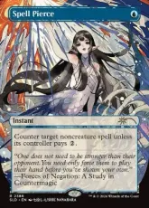 【Foil】(2388)■ボーダーレス■《呪文貫き/Spell Pierce》[SLD] 青R