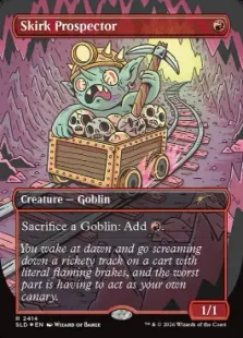 Foil】(2414)□ボーダーレス□《スカークの探鉱者/Skirk Prospector