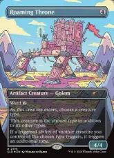 【Foil】(2415)■ボーダーレス■《うろつく玉座/Roaming Throne》[SLD] 茶