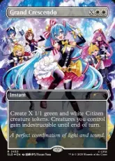【Foil】(2432)■ボーダーレス■《盛大なるクレッシェンド/Grand Crescendo》[SLD] 白