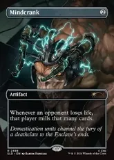 【Foil】(2456)■ボーダーレス■《精神クランク/Mindcrank》[SLD] 茶R