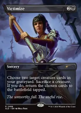 (2486)■ボーダーレス■《犠牲/Victimize》[SLD] 黒R