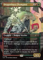 (2498)■ボーダーレス■《ドラゴンボーンの勇者/Dragonborn Champion》[SLD] 金R