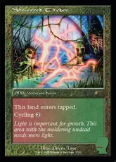 【Foil】(2522)《隠れた茂み/Sheltered Thicket》[SLD] 土地R