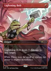 【Foil】(2579)■ボーダーレス■《稲妻/Lightning Bolt》[SLD] 赤
