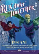 【Foil】(2613)■ボーダーレス■《共に逃走/Run Away Together》[SLD] 青