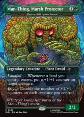 【Foil】(2621)■ボーダーレス■《Man-Thing, Marsh Protector》/《棘を播く者、逆棘のビル/Bristly Bill, Spine Sower》[SLD] 緑