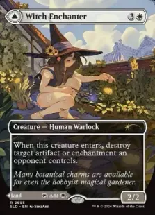 Foil】(2655)□ボーダーレス□《魔女の結界師/Witch Enchanter