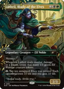2681)□ボーダーレス□《エルフの刃、ラスリル/Lathril, Blade of the