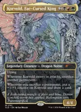 【Foil】(2761)■ボーダーレス■《フェイに呪われた王、コルヴォルド/Korvold, Fae-Cursed King》[SLD] 金
